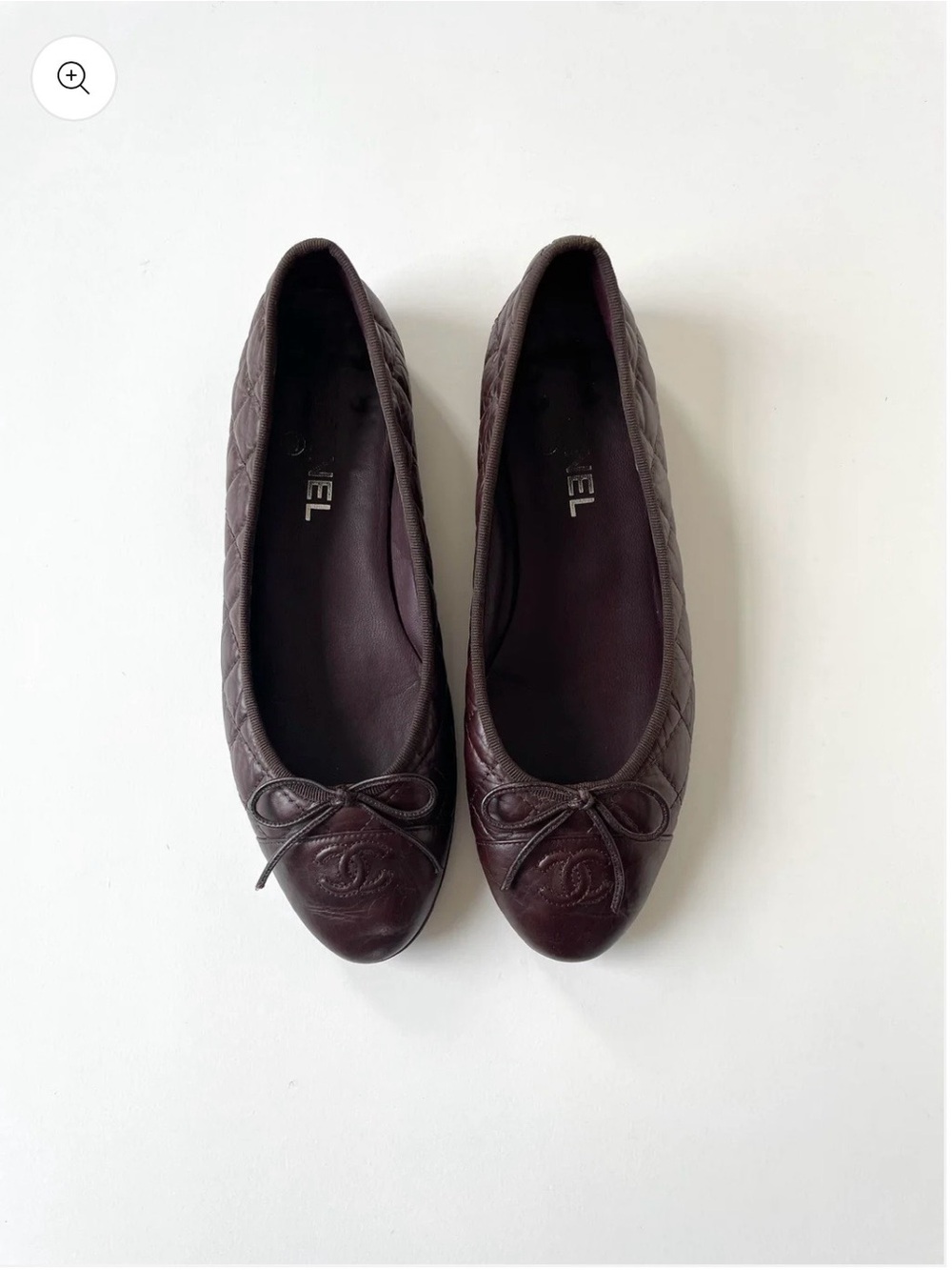 ISO: Chanel Ballet Flats in Deep Burgundy Size 40 or 40.5